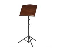 Adjustable Music Stand with Wooden Top - Height 80-170cm Foldable Sheet Music Stand for Piano, Violin, Orchestra, Projector or Laptop, 3 Colors(C)