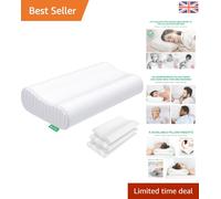 Adjustable Neck Pillow with Breathable Cooling Cover - For Perfect Sleep