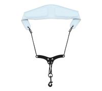Adjustable Neck Strap Saxophone Harnesses Leathers Padded Fashion Leathers Saxophone Strap For Tenors/Alto/Sopranos Shoulder Harnesses Soft Neck Slings
