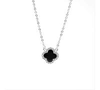 Adjustable Necklace,Creative Personality Set Up European and American Wind Necklace Creative Four-Leaf Shape Necklace JewelryNecklace for Women Men