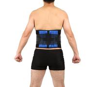 Adjustable Neoprene Double Pull Lumbar Support Lower Back Belt Brace Pain Relief