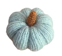 Adjustable Newborn Photography Props Handmade Knit Newborn Posing Props Soft Knit Pumpkin Shape Baby Posing Accessory Knitted Baby Ornament