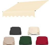 Adjustable No-Drill Balcony Clamp Parasol Canopy 280g Waterproof Polyester for Garden Patio 3.5m Shade Solution - Perfect for Outdoor Relaxation