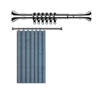 Adjustable No-Drill Curtain Rod, Sturdy Telescopic Design for Bedroom, Bathroom Kitchen, Easy Installation for Elegant Home Décor