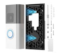 Adjustable No-Drill Doorbell Holder, Anti-Theft Mount For Ring Video Doorbell 2020 Release, For Apartment Home Office