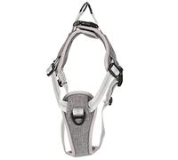Adjustable No Pull Dog Harness Vest, Reflective Chest and Back Support Harness, Padded Nylon Polyester Vest for Medium Large Dogs, 360° Pressure Distribution for Safe Outdoor (S)