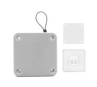 Adjustable No Punch Door Closer - Easy Pull Cord Surface Stop Bracket White 1st Generation Ideal for Home & Office Secure & Convenient Door Control