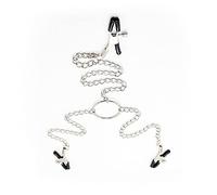 Adjustable Non-Piercing Metal Nipple Clamps Nipple Toys for Women Couples BDSM Restraints Breast Clips Female Sexual Pleasure Sex Toys Flirting for Adult Play
