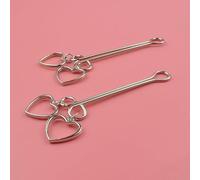 Adjustable Non-Piercing Nipple Clamps Nipple Toys for Women Couples BDSM Restraints Breast Clips Female Sexual Pleasure Sex Toys Flirting Stimulate for Adult Play