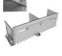 Adjustable Notched Trowel Mortar Comb 600mm, Tile Leveling Tool for Fast and Even Adhesive Application on Floors, Stainless Steel Plaster Grooving Device,60cm