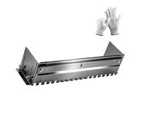 Adjustable Notched Trowel Mortar Comb Tiles Levelers Sand Leveling Tiling Paving Tool for Large Flooring & Tiling Trowel, with Gloves(800 Type B)