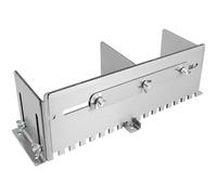 Adjustable Notched Trowel, Mortar Comb with 3/8 in Square Notch, 11.8-23.6 in Width, 201 Stainless Steel Tiling Paving Tool, Even Adhesive Spreader for Tiling and Masonry Flooring