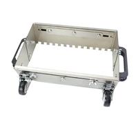 Adjustable Notched Trowel with Wheels and Leveling Tool for Professional Tile and Paving Installation