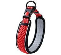 Adjustable Nylon Collar with Soft Padding for Dogs Cats Stripes for Safe Walking in the Dark Breathable Comfort Design with Quick Release for Puppies as well as (A, One Size)