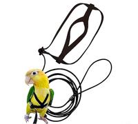 Adjustable Nylon Parrot Harness S-M-L-XL Safe Flight Vest(S) | Adjustable plastic buckle, fits chest 52-93cm, safe flight design, nylon webbing, S to XL sizes