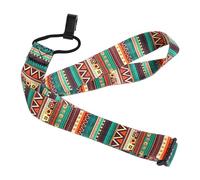 Adjustable Nylon Universal Ukulele Strap Belt Sling Hook Mini Guitar Compact Comfort Colorful Pattern Design for Standing Players