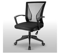 Adjustable Office Chair Ergonomic Desk with Lumbar Support Armrest Swivel Mesh