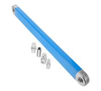 Adjustable Offset Impact Extender & Drive Adapters HeavyDuty Steel Ratchet Tool for Tight Spaces Quick Ratchet Action Versatile Blue Socket Wrench