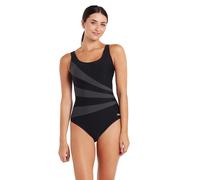 Adjustable one-piece swimsuit for women Zoggs Sandon Scoopback E+ Noir 44