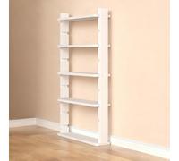 Adjustable Open Shelves Behind Door 5 Tier Toy & Book Space Saving Sto Rack for Bedroom Living Room Office (15.75 * 4.72 * 36.02in)