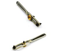 Adjustable Opener Tool for Up to 50mm Diameter Watches - .6mm Pin Tip, for Durable Metal Construction, Bronze-Tone Finish