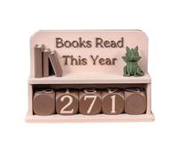 Adjustable Optical Design Reading Counter Bookshelf Decoration for Harmonious Aesthetics and Manual Progress Updated Manual Reading Trackers