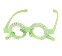 Adjustable Optical Trial Frame - ABS Material, 3 Lens Slots - Features Rotating Dials for Precise Measurement | for Optical Shops & Optometrists (52mm-70mm)(PD56mm)
