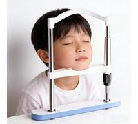 Adjustable Optometry Chin Bracket For Vision Training, Forehead Support With Lifting Knob, Fits Chin To Headrest 135-235mm, Ideal For Optical Shops