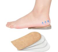 Adjustable Orthopedic Heel Lifts 4-Layer Height Increasing Insoles for Leg Length Difference Spur Tendinitis Pain Unisex Pad Inserts