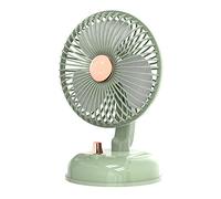 Adjustable Oscillating Fan Shaking For Head Quiet Air Supply Large Battery Capacity 2000mAH Strong Rechargeab Oscillating Fan Outdoor Small