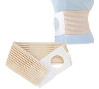 Adjustable Ostomy Belts, Washable Ostomy Support Belt, Elastic Abdominal Binder, Helps Protection Bag, Prevent Parastomal Hernia(Medium)