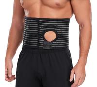 Adjustable Ostomy Support Belt, Ostomy bag for Men Women, Stoma Support Belt Covers with Hole for Colostomy Patients to Prevent Parastomal Hernia Stoma Opening(Medium)