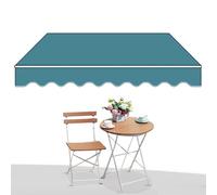 Adjustable Outdoor Awning UVResistant Retractable Canopy 2x1.5m/3x2.5m/4x3m/5x WallMounted Crank Control for Patios Balconies and Terraces