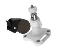 Adjustable Outdoor Pole Mount for Arlo & Ring for cams Black(White with Straps)