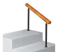Adjustable Outdoor Railing1 or 2 Steps Wrought Iron for Front Porch & Garden85cm Height 60cm Length & Stylish Design