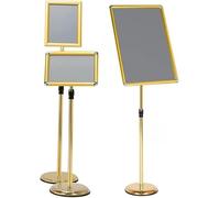 Adjustable Outdoor Sign Holder Clip A2 A3 A4 Durable Display Stand for Vertical/Horizontal Ads Ideal for Posters Brochures Promotions & Events