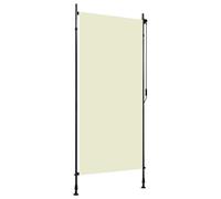 Adjustable Outdoor Veal Awning 100x270 cm with Crank - Side Pull Sunshade for Balcony & Patio - UV & Wind Protection Canopy for Outdoor Living Spaces