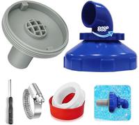 Adjustable Outlet Nozzle With Connection Fittings, Compatible With Intex Bestway 32mm Diameter Pool Outlet Fittings.