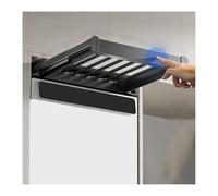 Adjustable Over Washer Drying Rack, Mobile Clothes Hanger with Silent Pants Storage, Pull-Out Drawer for Trousers (Color 2, Size 45x56-66cm)