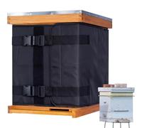 Adjustable Oxford Cloth Bee Hive Insulation Cover for Cold Weather | 8/10 Frame Thermal Wrap with Windproof Oxford Material for Outdoor Apiary Backyard Farm Patio Use by Beekeepers large
