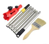 Adjustable Paint Roller Clamp Tool Featuring 180 Degree Rotation And 39mm Wide Jaw For Secure Grip On Brushes And Scrapers Plus Extension Rod Compatibility For High Reach Painting Jobs(G)