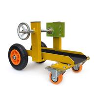 Adjustable Panel Handling Cart, 500kg Load Capacity, All-Terrain Transport Dolly for Stone Slabs, Versatile Moving Solution with Secure Clamp, Easy Maneuverability