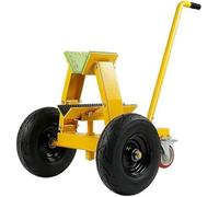 Adjustable Panel Handling Cart, 500kg Load Capacity, All-Terrain Transport Dolly for Stone Slabs,Versatile Moving Solution w/Secure Clamp,All-terrain mobility