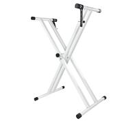 Adjustable Panio Keyboard Holder Panio Stand Double Brace Electric Paino Stand with Locking Strap for Electronic Piano