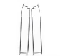 Adjustable Pants Hanger for Display, Wall Mounted Invisible Trousers Rack with Foam Support, for Boutiques and Photography