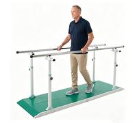 Adjustable Parallel Bars for Physical Therapy, Walking Assist Bar with Non-Slip Base, Lower Body Exercise Equipment for Rehabilitation & Walking Balance Issues