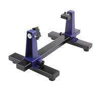 Adjustable PCB Holder with 360° Rotation, Metal Base & Spring-Loaded Clamps for Circuit Board Soldering, Repair, and Welding - Compatible with BOARDSs up to(Small)