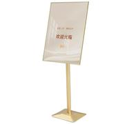 Adjustable Pedestal Sign Holder with Heavy-Duty Base for Versatile Display Solutions
