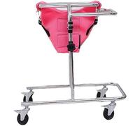 Adjustable Pediatric Rehabilitation Walker | Four-Wheel Mobility Support for Children with Cerebral Palsy | Lightweight Stability & Posture Training Aid (Blue)