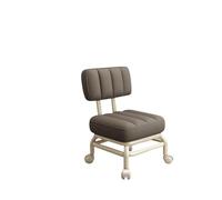 Adjustable Pedicure Chair with Low Rolling Seat Universal Swivel Caster Wheels Foot Rest Stool for Salon Fitness Home Garage & Barber Shop